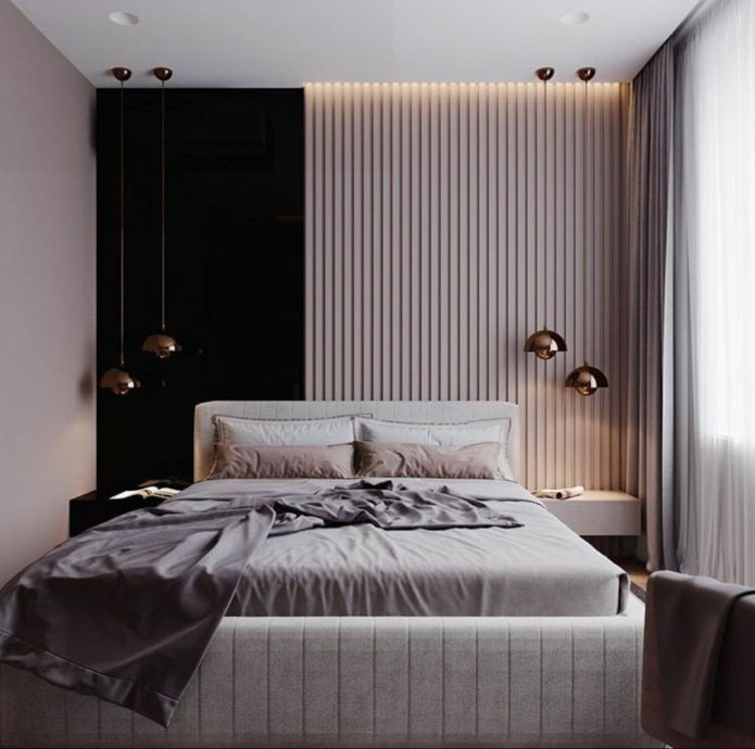 modern pink bedroom