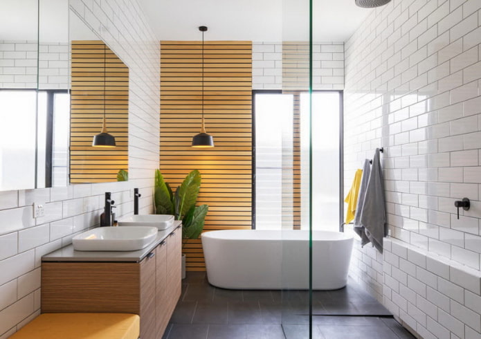 bathroom in a minimalist style