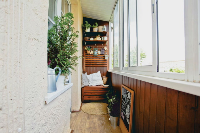 wood balcony finishing