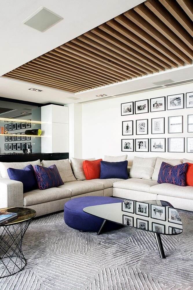 slatted ceiling