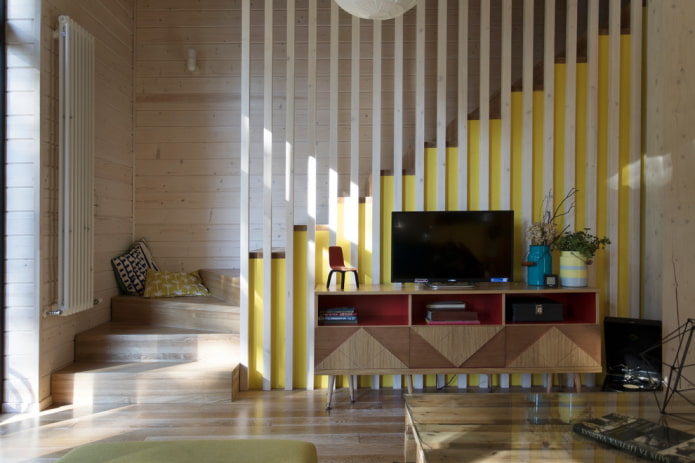 slats instead of railings