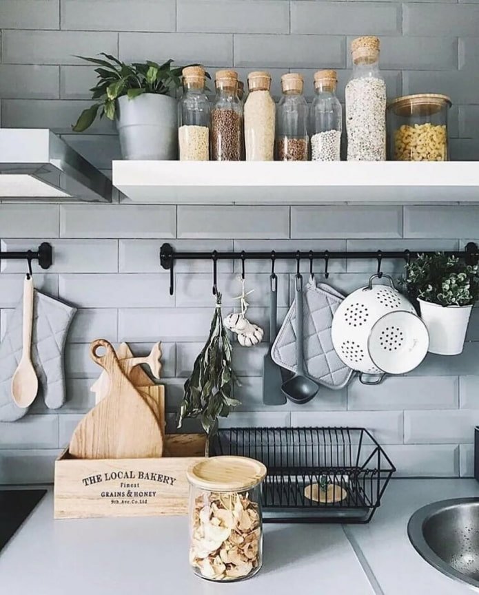 ikea kitchen railing
