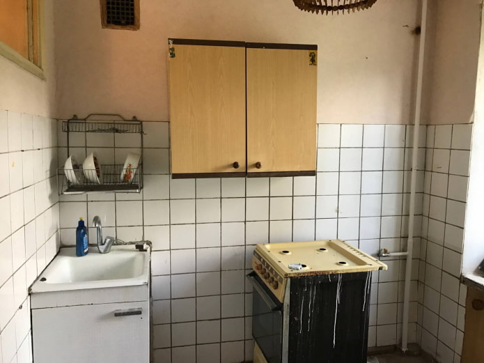 Kitchen in a Khrushchev building