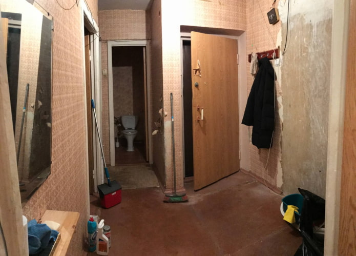 Hallway before