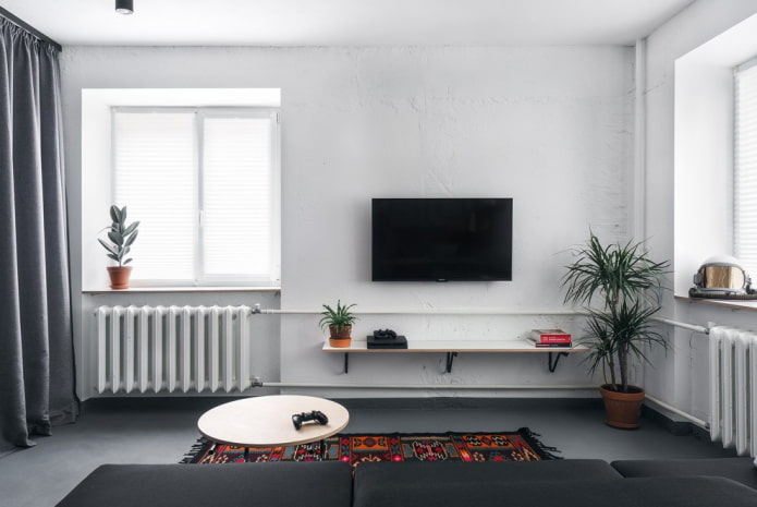 wall decoration in a Khrushchev apartment