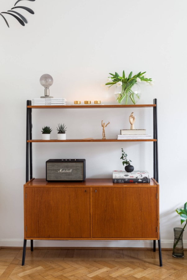 a retro-style wardrobe for the living room