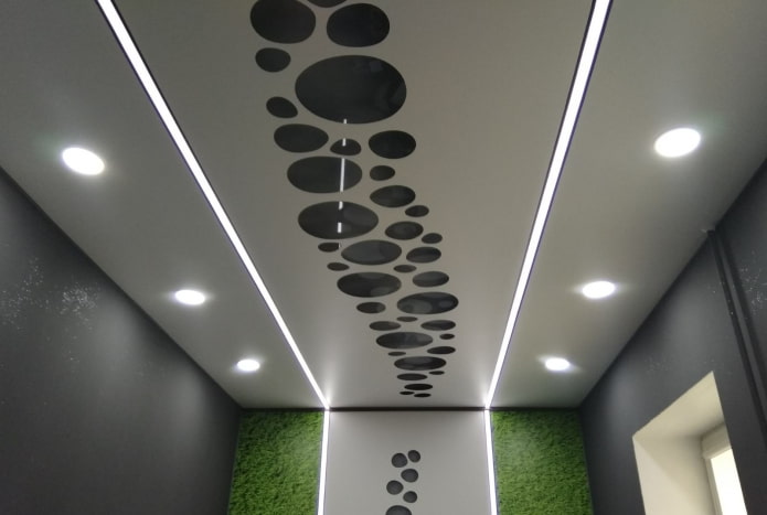 matte carved stretch ceiling