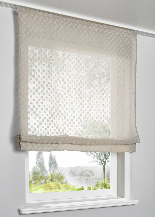 Roman curtain on tape