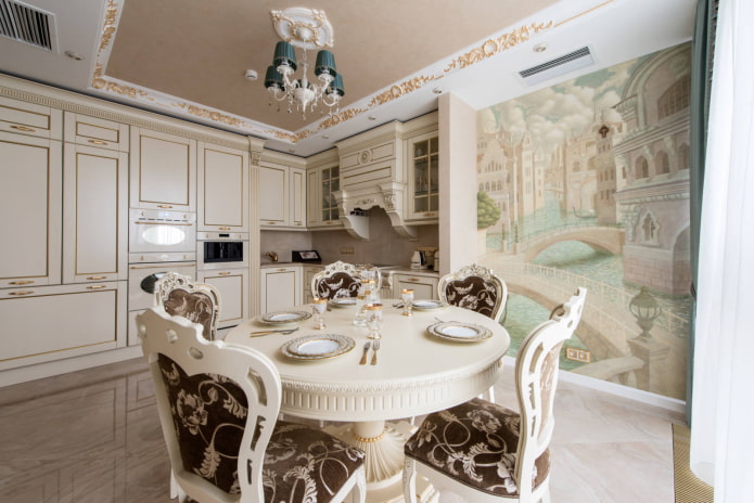 fresco in the kitchen