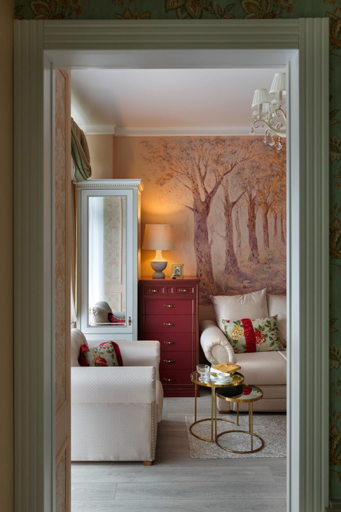 trees on the wall