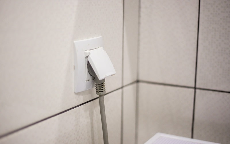 socket for the bathroom