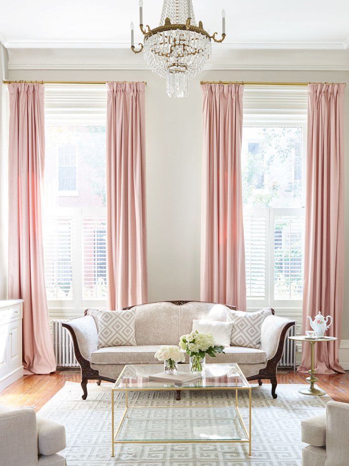 curtains in the living room