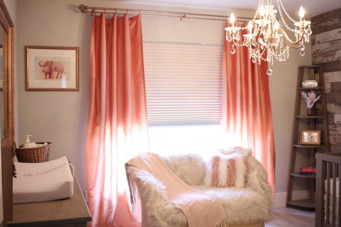 satin curtains