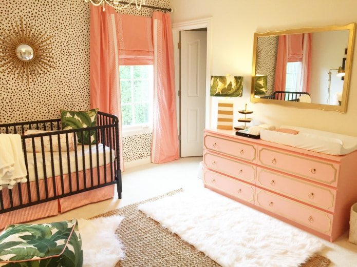 coral roman blinds and drapes