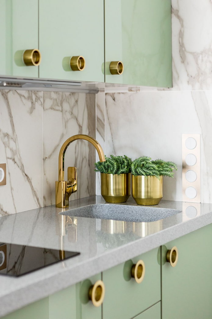 gold furniture handles