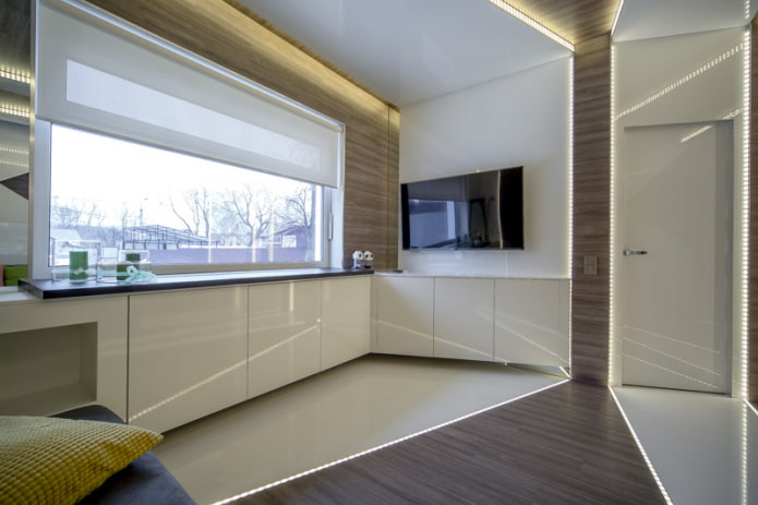 modern kitchen interior