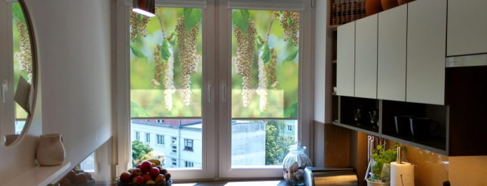 curtain with photo printing