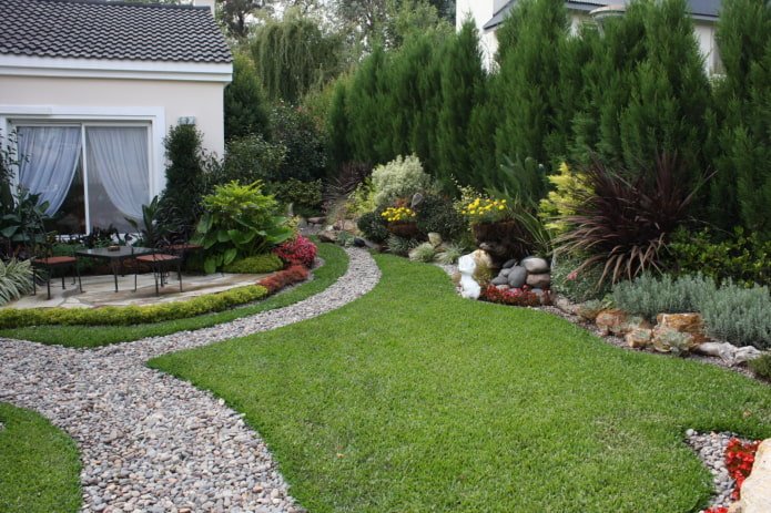 Gravel path