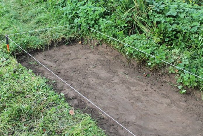 Removing the turf