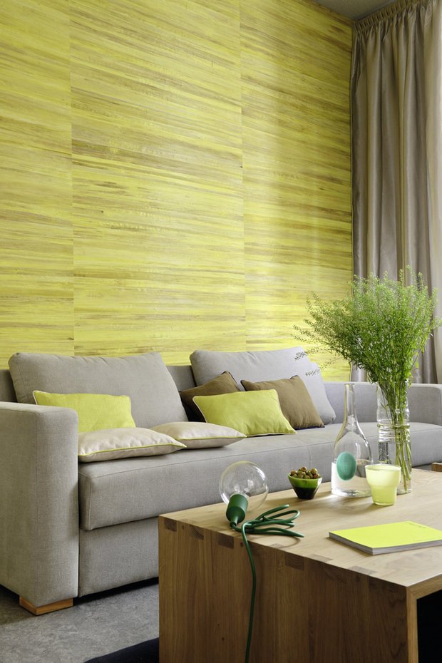 light green wallpaper in a modern style
