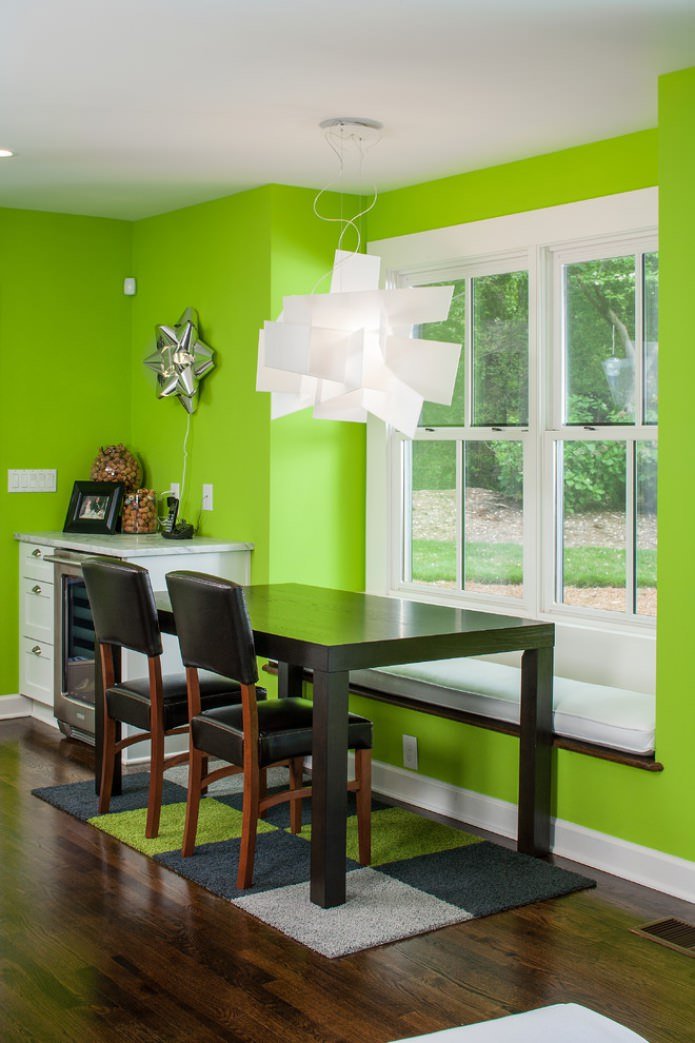 salad green walls