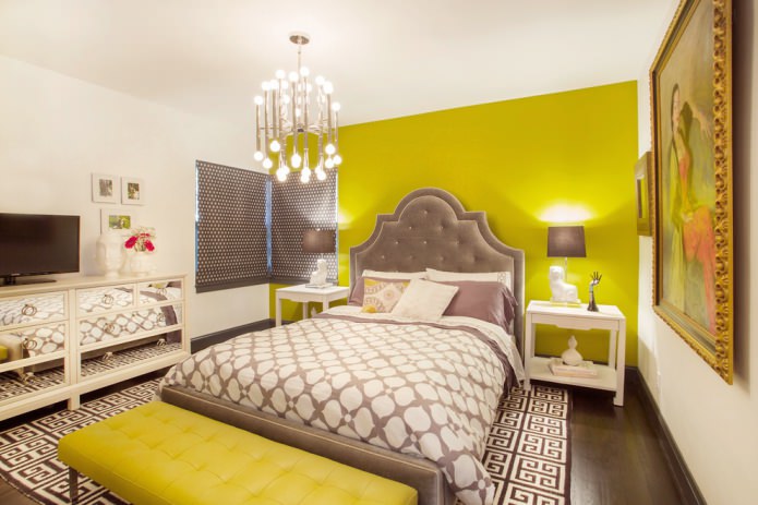 Light green and brown combination