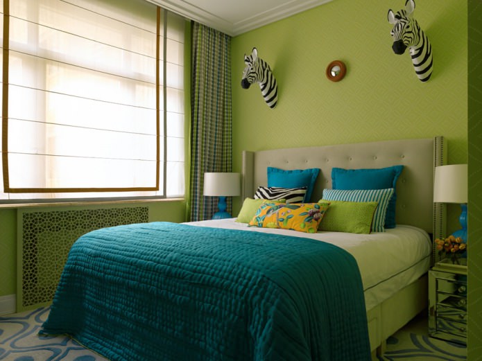 salad green vinyl wallpaper