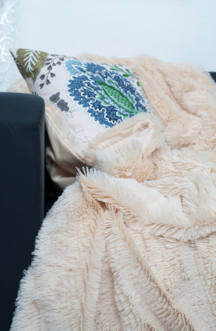 Beige blanket