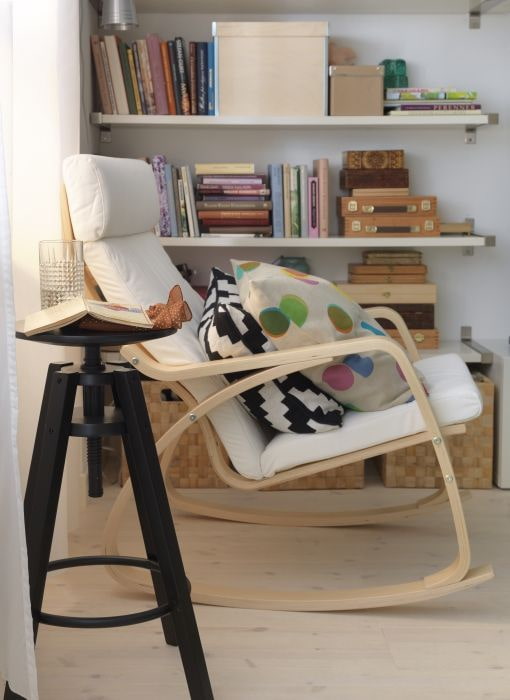 Beige Poäng chair