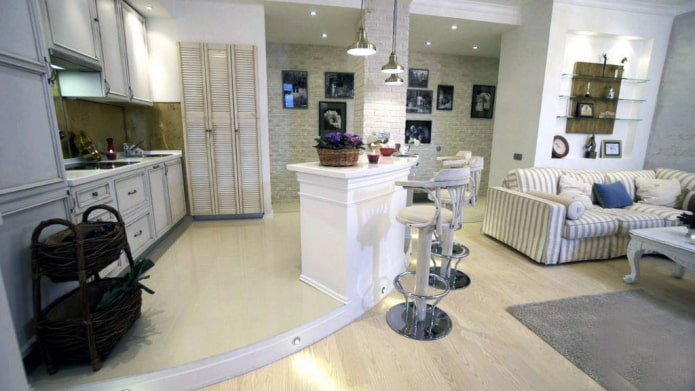 Kitchen-living room