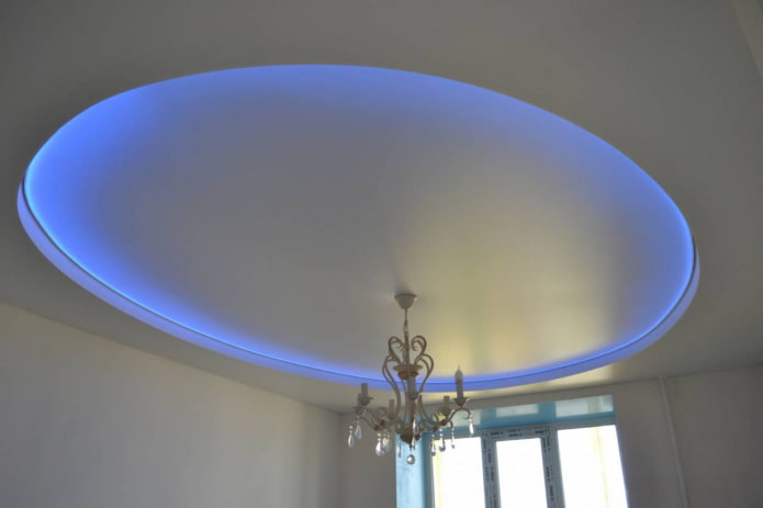 satin stretch structure of an oval shape