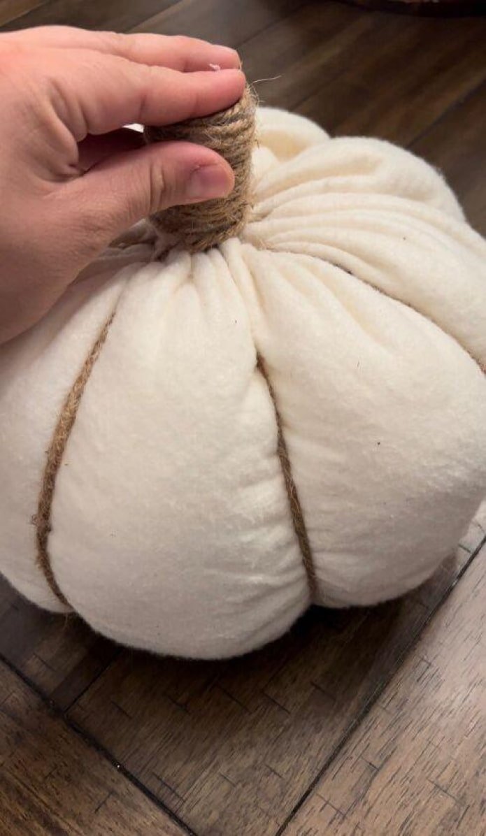 pumpkin from old clothes