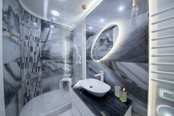 gray bathroom design