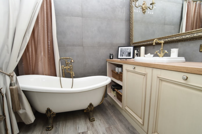classic bathroom interior