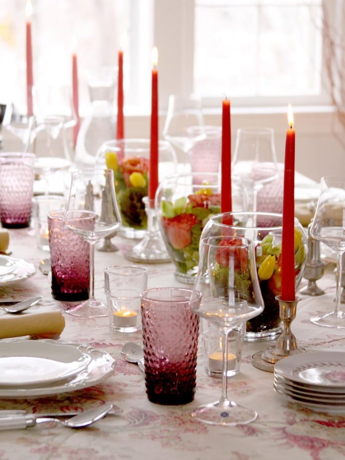 a glass for water in the table setting
