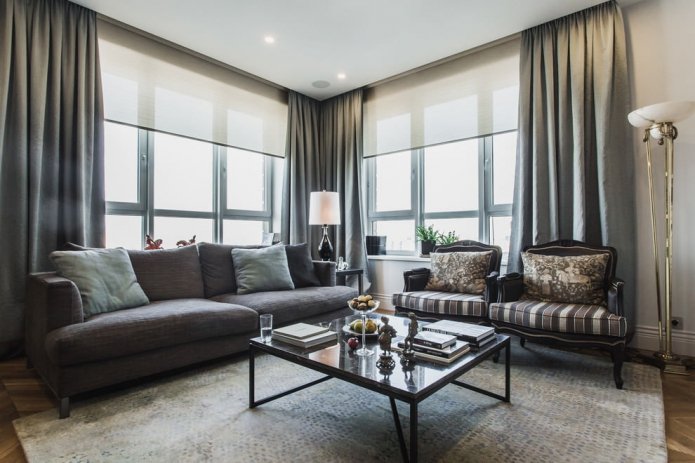 roller blinds and drapes