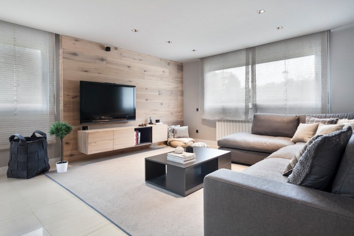 modern gray curtains