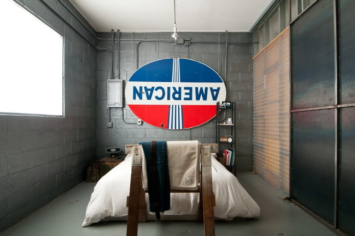 loft style bedroom