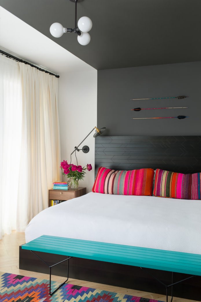 Gray and white walls