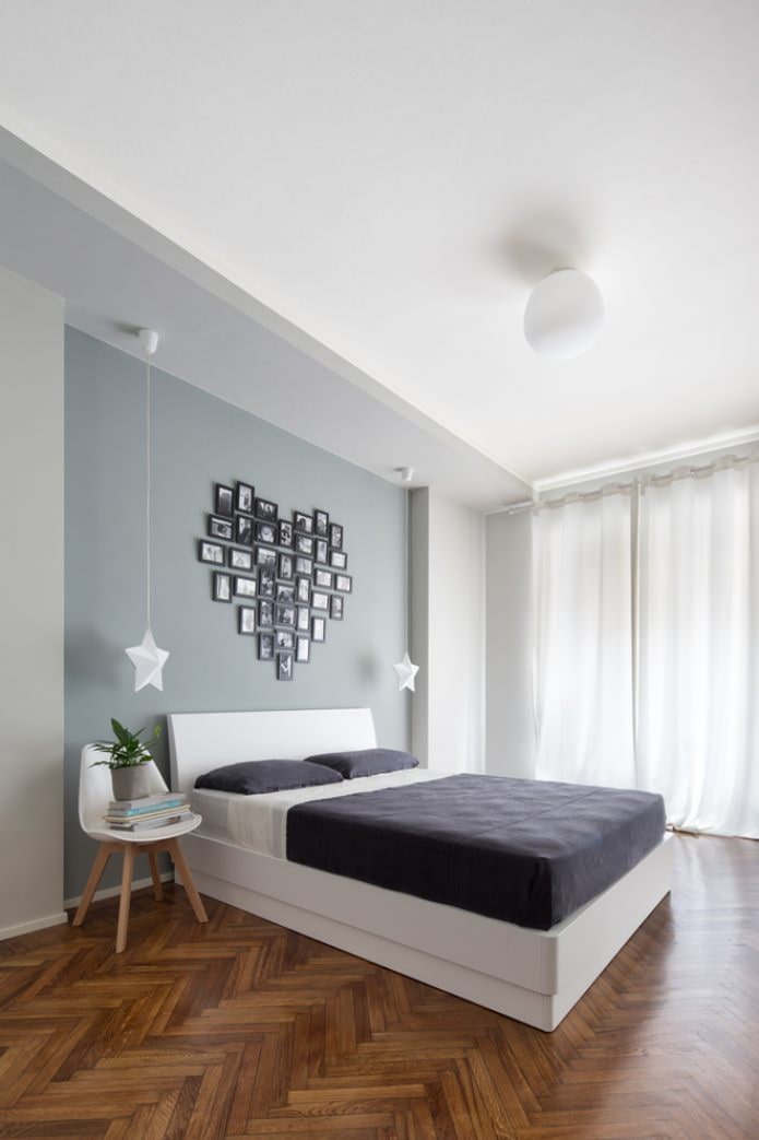 Gray-blue walls