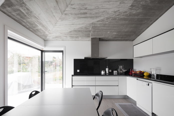 gray wooden ceiling covering