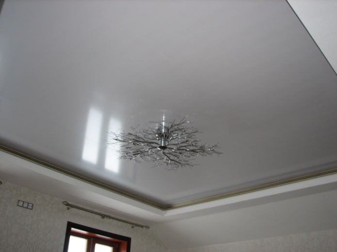 gray stretch ceiling 