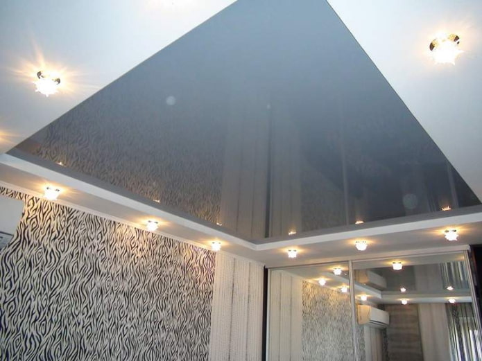 gray stretch ceiling