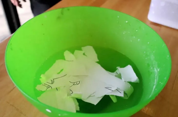 paper soaking