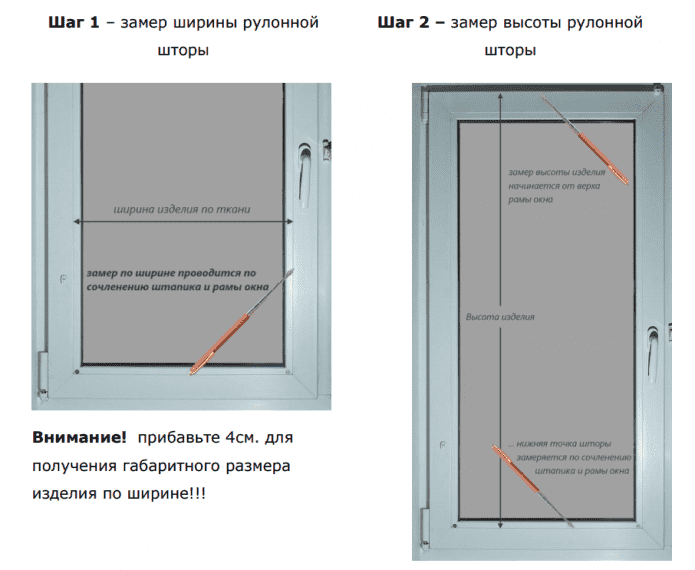 MINI System (measuring the width of the blind)