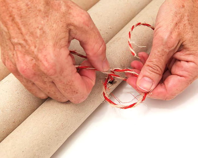 Tying a knot