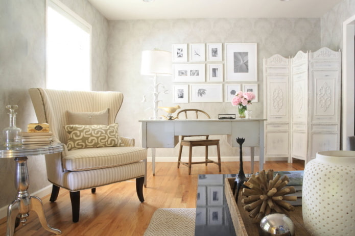 Screen made of antique doors