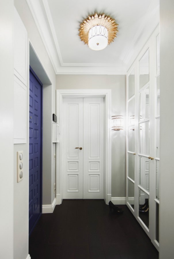 wardrobe opposite the entrance door