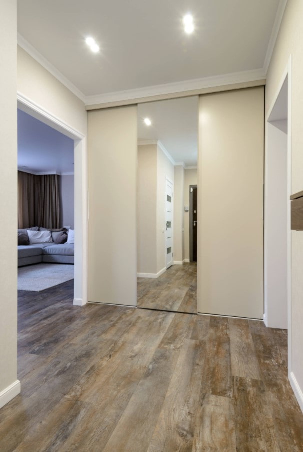 built-in sliding wardrobe