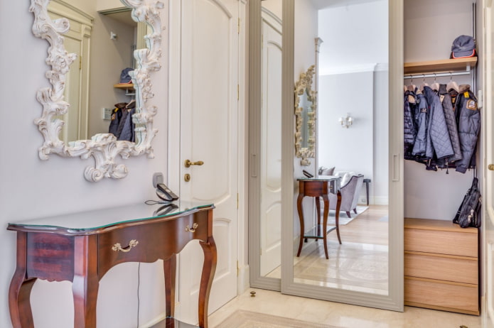 filling the sliding wardrobe